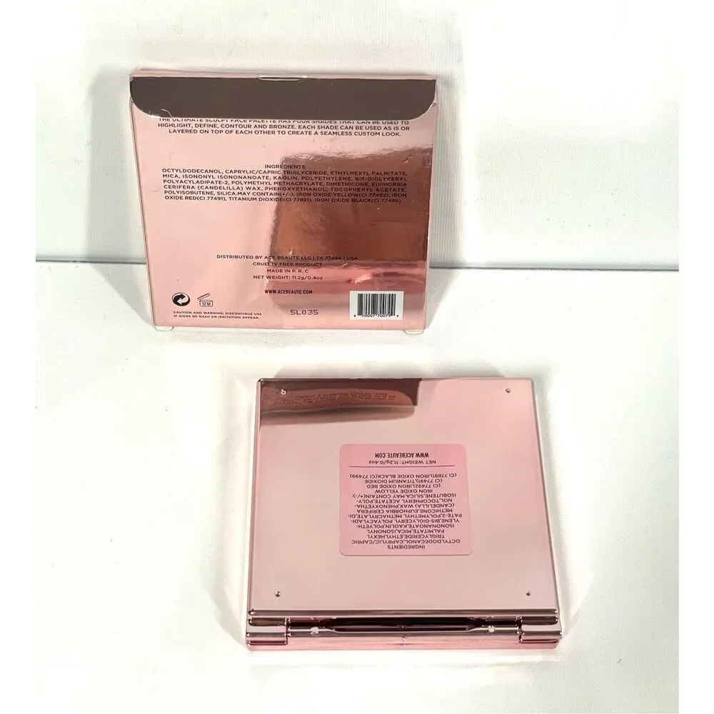 Ace Beaute Ultimate Sculpt Face Contouring Palette ~ 4 CREAM Shades LE NIB $42